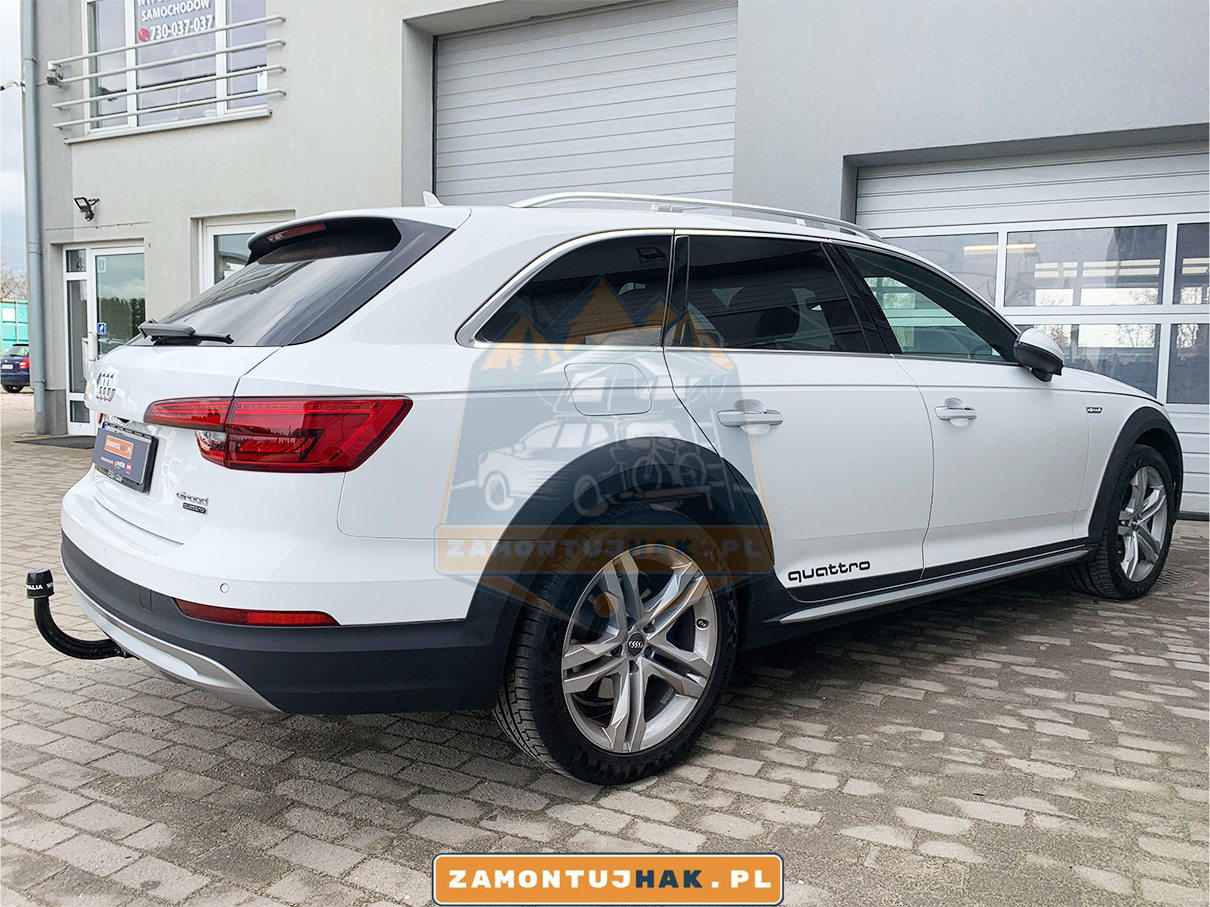 Montaż haka Aud A4 B9